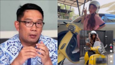 Lisa Mariana dan Aura Kasih Punya Motor Kembaran, Dibeliin Ridwan Kamil?