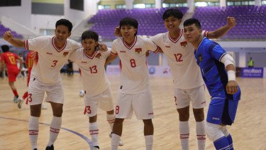Gas Pol di Laga Perdana, Timnas Futsal U19 Indonesia Hajar Myanmar 4-1 di ASEAN Championship