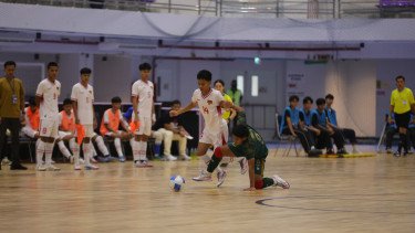 Timnas futsal Indonesia U-16 vs Brunei Darussalam