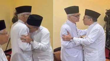 Rais Aam KH Miftachul Akhyar dan Ketua Umum PBNU Gus Yahya islah