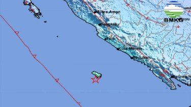 Gempa Magnitudi 5,9 Guncang Enggano Bengkulu, BMKG: Tidak Berpotensi Tsunami
