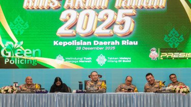Polda Riau Catat Kejahatan Turun 17 Persen Sepanjang 2025, Green Policing Diperkuat