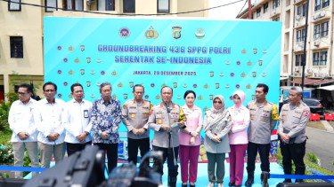 Polri Groundbreaking 436 SPPG Serentak se-Indonesia