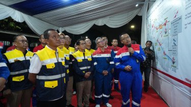 Menteri ESDM Tinjau Kesiapan Energi Pertamina untuk Libur Nataru
