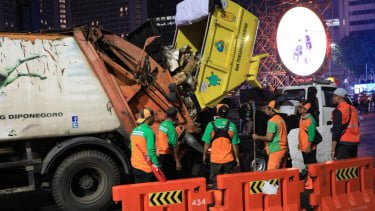 Tanpa Pesta Kembang Api, Sampah Malam Tahun Baru 2026 di Jakarta Diklaim Menyusut