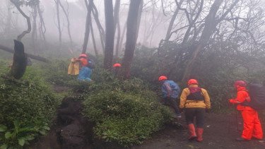 Kronologi Pendaki Hilang di Gunung Slamet: Satu Ditemukan Lemas, Temannya dalam Pencarian