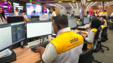 Digital Intelligence Operations Center (DIOC) milik Indosat.