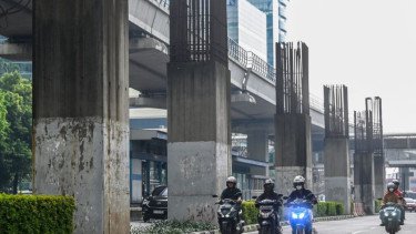 Pemprov DKI Kucurkan Rp100 M Buat Bongkar 98 Tiang Monorel Mangkrak di Rasuna Said