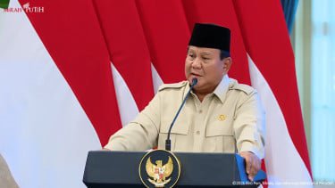 Presiden RI Prabowo Subianto di Istana Negara, Jakarta Pusat
