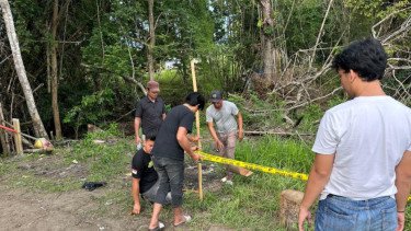 Lokasi penembakan warga di Bombana, Sulawesi Tenggara