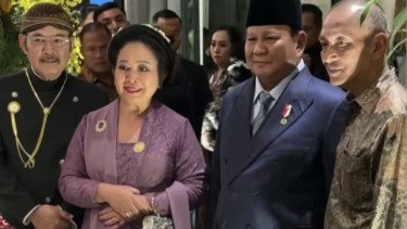 Hadiri Pernikahan Putra Tommy Soeharto, Momen Kebersamaan Prabowo dan Titiek Soeharto Curi Perhatian