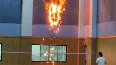 Heboh! Sekolah Tzu Chi di PIK Terbakar Usai Tersambar Petir