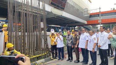 Pramono Targetkan Jalan Rasuna Said Bebas dari Tiang Monorel Mangkrak pada September