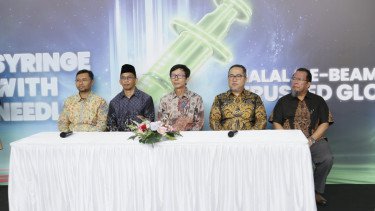 Terumo dan PT Oneject Indonesia Luncurkan Jarum Suntik Halal Berteknologi E-Beam
