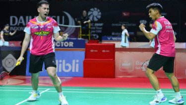 Bangkit dari Tertinggal, Sabar/Reza Tunjukkan Mental Baja, Tiket Perempat Final Indonesia Masters 2026 Diamankan