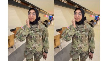Gabung Jadi Tentara AS, WNI Berhijab Kezia Syifa Tuai Pro Kontra dan Perdebatan di Media Sosial