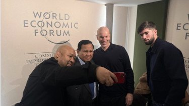 Prabowo Subianto, dan Zinedine Zidane