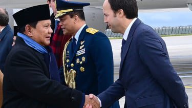 Prabowo Tiba di Paris, Bakal Temui Presiden Macron di Istana &Eacute;lys&eacute;e