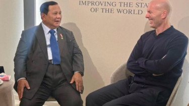 Presiden Prabowo dan Zinedine Zidane