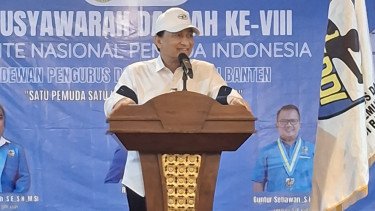 Wagub Banten Dimyati Minta KNPI jadi Tonggak Pembangunan di Daerah