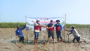 Gandeng Nelayan Pangkahwetan, PGN SAKA Raih Paten Alat Bantu Tanam Pancalan