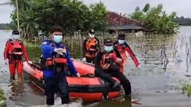Warga Terseret Arus Banjir Serang Ditemukan Meninggal Dunia