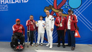 Di Bawah Komando CdM Reda Manthovani, Indonesia Cetak Rekor di ASEAN Para Games 2025