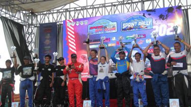 Gaya Agresif Jadi Andalan Putra di Kejurnas Sprint Rally 2025