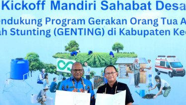 Bank Mandiri Perluas Akses Gizi dan Air Bersih Guna Mendukung Penurunan Stunting Lewat Mandiri Sahabat Desa