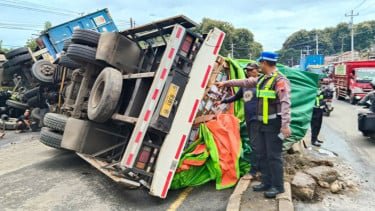 Kecelakaan Beruntun di Jalur Pantura Batang, Dipicu Truk Trailer Rem Blong