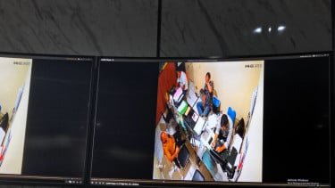 CCTV di ruang penyidik Polsek Cilandak