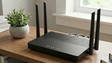 Ilustrasi modem WiFi.