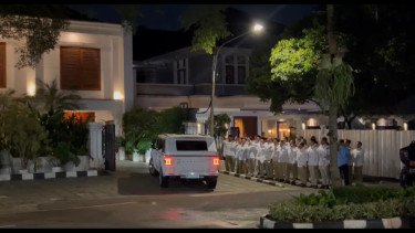 Prabowo Tiba di Kertanegara Jelang Syukuran HUT ke-18 Gerindra