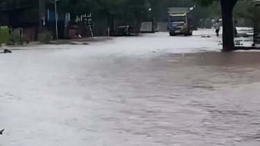 Banjir Rendam Permukiman Lereng Gunung Tambora NTB, 23 Rumah Warga di Bima Terdampak
