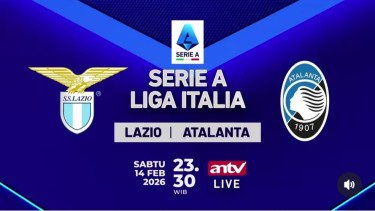 Lazio vs Atalanta Sedang Tayang di ANTV, Laga Panas Tengah Malam