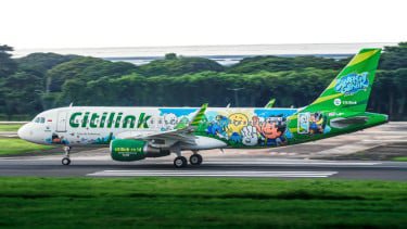 Luncurkan Desain Livery Khusus, Citilink dan AQUA Sinergi Kelola Sampah Plastik di Pesawat