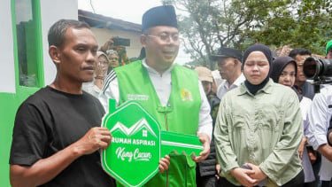 Jelang Ramadhan, Cucun Resmikan Relokasi 8 Rumah Korban Longsor Arjasari