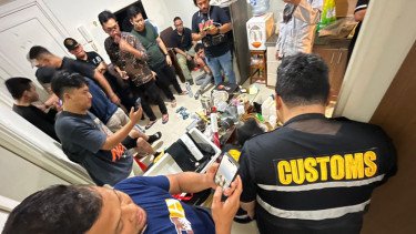 Bea Cukai-Polri Geruduk Laboratorium Sabu di Jakut, 13 Kg Narkoba Disita
