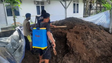 Napi Lapas Pangkalpinang Sulap Ampas Batu Bara Jadi Pupuk Kompos