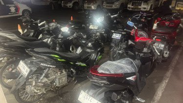 Belasan motor yang merusak portal JLNT Casablanca disita