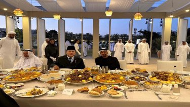 Presiden Prabowo dijamu jamuan iftar oleh Presiden UAE Sheikh Mohammed bin Zayed Al Nahyan