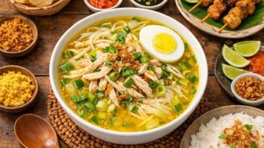 Resep Soto Ayam Kuah Bening, Segar Banget Cocok Buat Makan Sahur