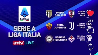 Sedang Berlangsung! Live di ANTV Big Match Serie A: AS Roma vs Juventus