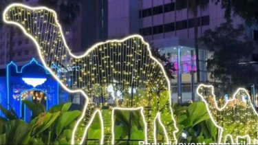 Festival Lampu Hias hingga Musik Marawis Semarakkan Ramadhan di Kawasan Bundaran HI