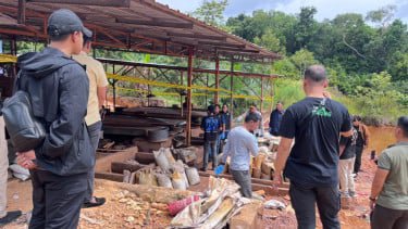 Polri Bongkar Penambangan Ilegal