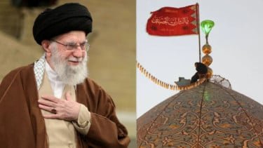 Bendera Merah Berkibar di Masjid Jamkaran Usai Kematian Ayatollah Ali Khamenei, Apa Maknanya?