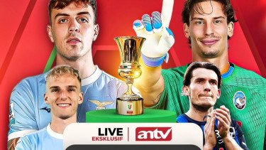 Sedang Berlangsung! Live di ANTV, Duel Lazio vs Atalanta di Semifinal Coppa Italia