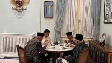 Momen Prabowo Buka Puasa Bareng Ketum Muhammadiyah hingga Rais Aam PBNU