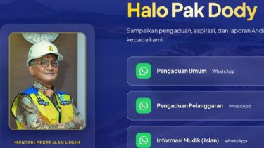 Menteri PU Dody Hanggodo Buka Kanal Pengaduan 'Halo Pak Dody', Apa Saja yang Bisa Diadukan dan Bagaimana Caranya?