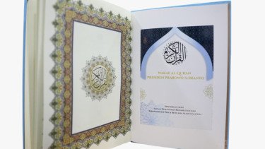 Presiden Prabowo Wakafkan 70.000 Al-Qur'an kepada Masyarakat Terdampak Bencana Sumatera